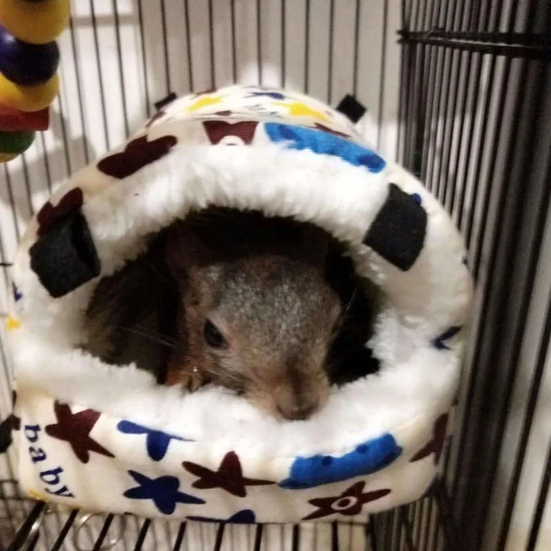 Pet крыса, хомяк гамак подвесная кровать собаки мелких животных: кролика, мягкий теплый домик клетка