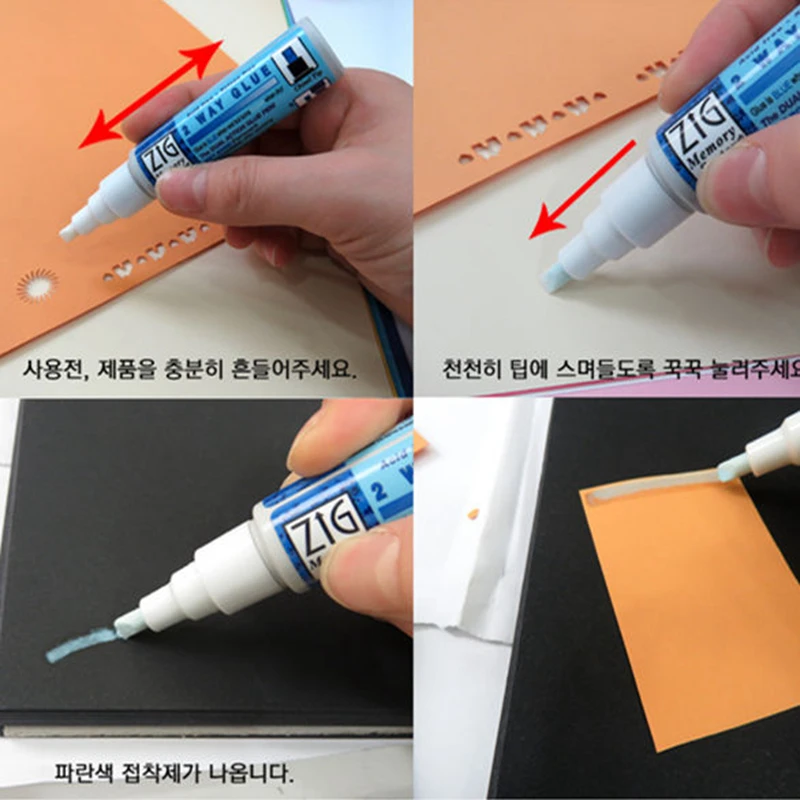 Kuretake ZIG Защита окружающей среды цветной клей DIY клеевые ручки для школы офисные принадлежности художественный маркер ручка японские канцелярские принадлежности