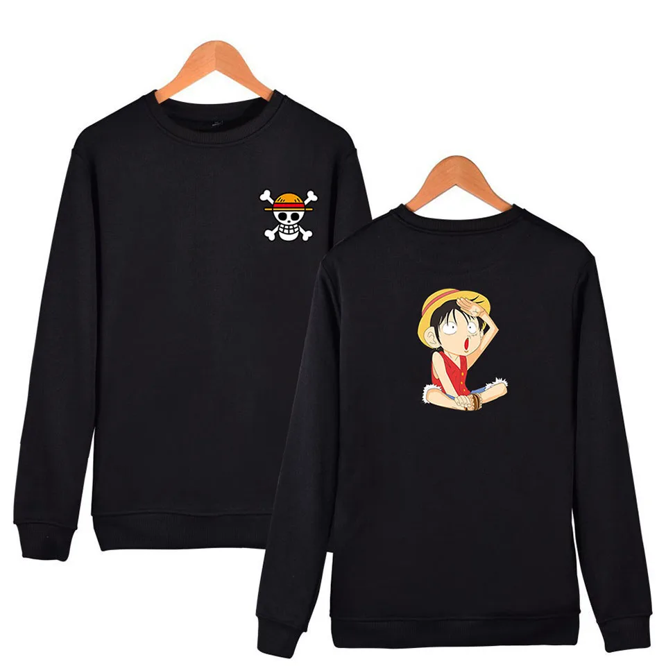 WEJNXIN Summer New Arrival The straw hat Pirates Luffy Sweatshirt Men's