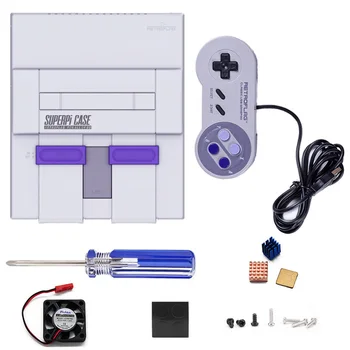 

Retroflag SUPERPi Case NESPi Console U Case USB Retro Controller Gamepad fit for Raspberry Pi 3 B 3B+ Video Game Console