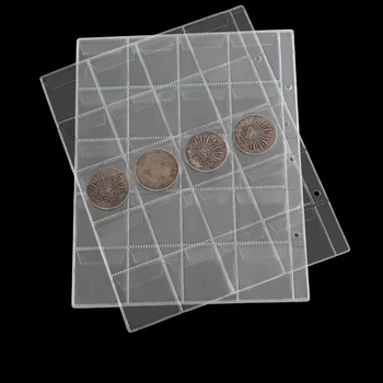 

20Units/Page Coin Album 45*45MM PVC Collection Book Collection Coin Holders Protection Album 10Pages/Lot