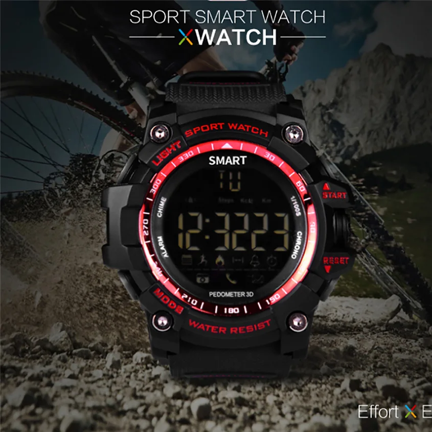 

New TOP Men watch Sport Bluetooth Smart Watch women 5ATM IP67 Waterproof Smartwatch Pedometer Stopwatch Alarm LONG TIME STANDBY