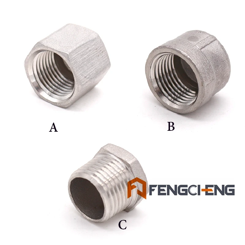 

Homebrew Beer 1/2"NPT Cap & Plug 304 Stainless Steel Food Grade Brewer Hardware Pump fitting