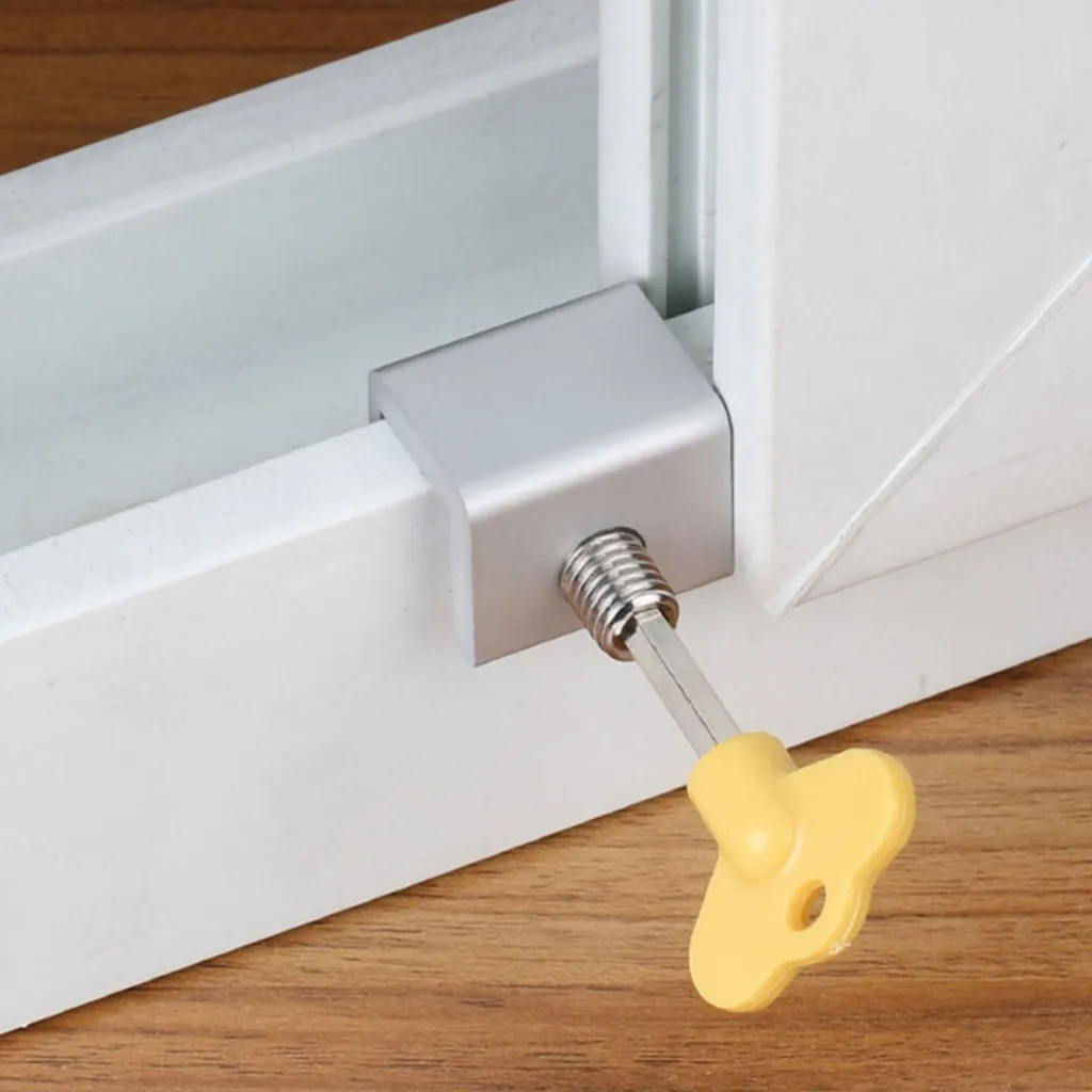 

New High Quality and Durable 5PCPro Aluminum Alloy Window Lock Translation Child Safety Protection Anti-theft Drop Shipping