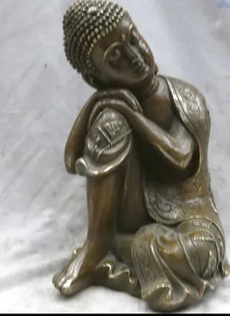 

wang671115470++++10" China brass carved finely many buddha thought buddha Sculpture Statue