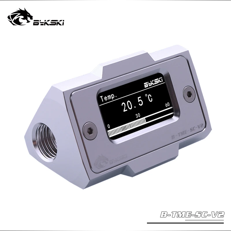 Cena Bykski OLED cyfrowy wyświetlacz termometr wodny chłodnica wodna System podwójny G1 4 termometr czujnik temperatury