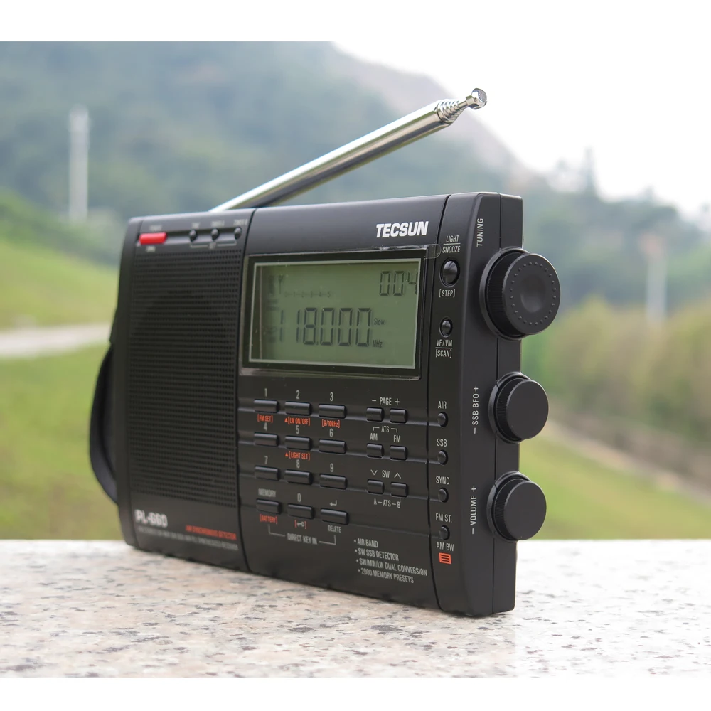 TECSUN PL-660 FM Стерео LW MV SW SSB AIR PLL Радиоприемник