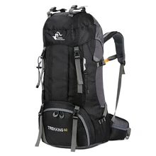 Novo 50l & 60l ao ar livre mochila de acampamento escalada saco à prova dwaterproof água montanhismo caminhadas mochilas molle saco esporte escalada