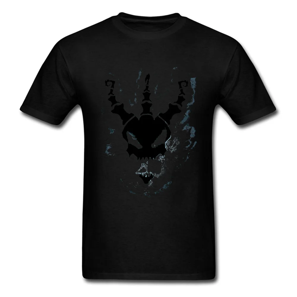 Thresh League of Legend Man большие футболки для гиков круглый воротник Новогодняя футболка