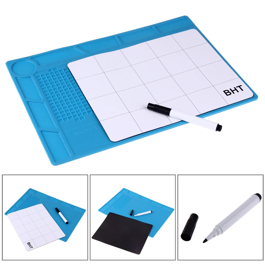 

Insulation Silicone Pad Heat-resistant Heat Gun for BGA Soldering Station Repair Maintenance Platform With 1pcs Pen