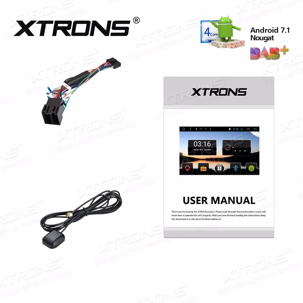 Perfect XTRONS 7 inch Android 7.1 Radio In Dash Universal Car Stereo Autoradio Player OBD DAB+Tuner GPS Navigate Steering Wheel No DVD 5