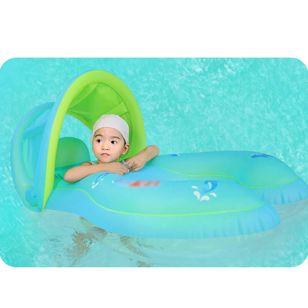 Детский надувной плавательный бассейн, надувной круг, кольцо для шеи с козырьком, для мамы, для детей, для плавания, для детей