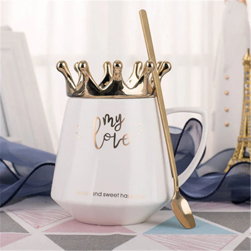 Королевская корона Tazas De Ceramica Creativas кофейная кружка для офисных леди милые кружки