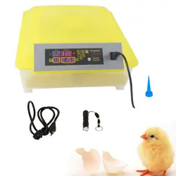 48-автоматический инкубатор для яиц цифровой яичный инкубатор Птицы для вылупления яиц аппарат для уток Гусь птицы Курица люк Тернер