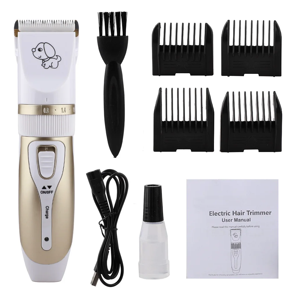 

Rechargeable Pet Dog Hair Trimmers USB Charging Pet Clippers Grooming Tool Cat Shavers Hair Cutter Dog Haircut Machine