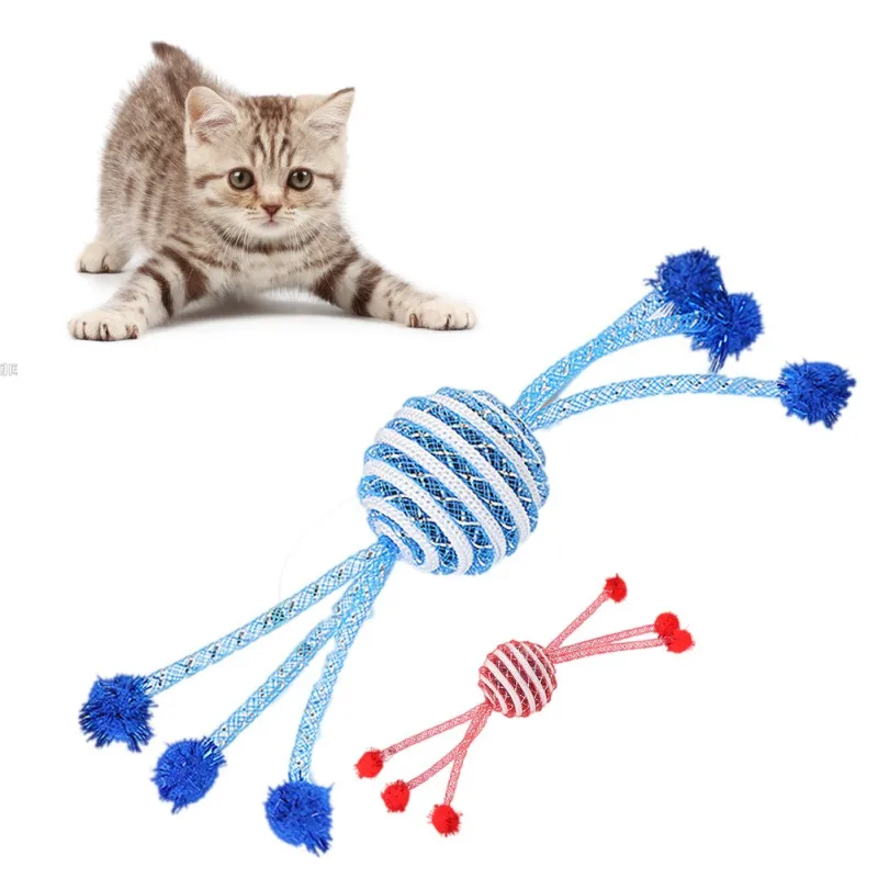 

Pet Christmas Candy Toys for Cats Dogs Kitten Durable Non-toxic Chew and Scratching Toys