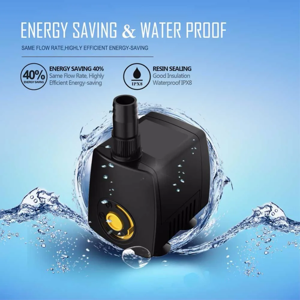 Nicrew-92-GPH-Submersible-Water-Pump-for-Aquarium-Fish-Tank-Fountain-Pump-Bomba-Aquario-Hydroponic-Pond (3)