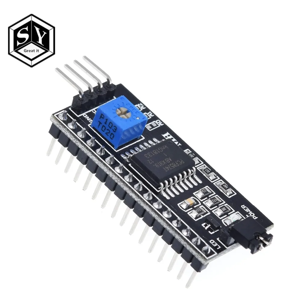 1 шт. IIC igc TWI последовательный интерфейс SPI порт платы 1602 2004 ЖК-дисплей 1602 плата адаптера ЖК-адаптер конвертер Модуль PCF8574