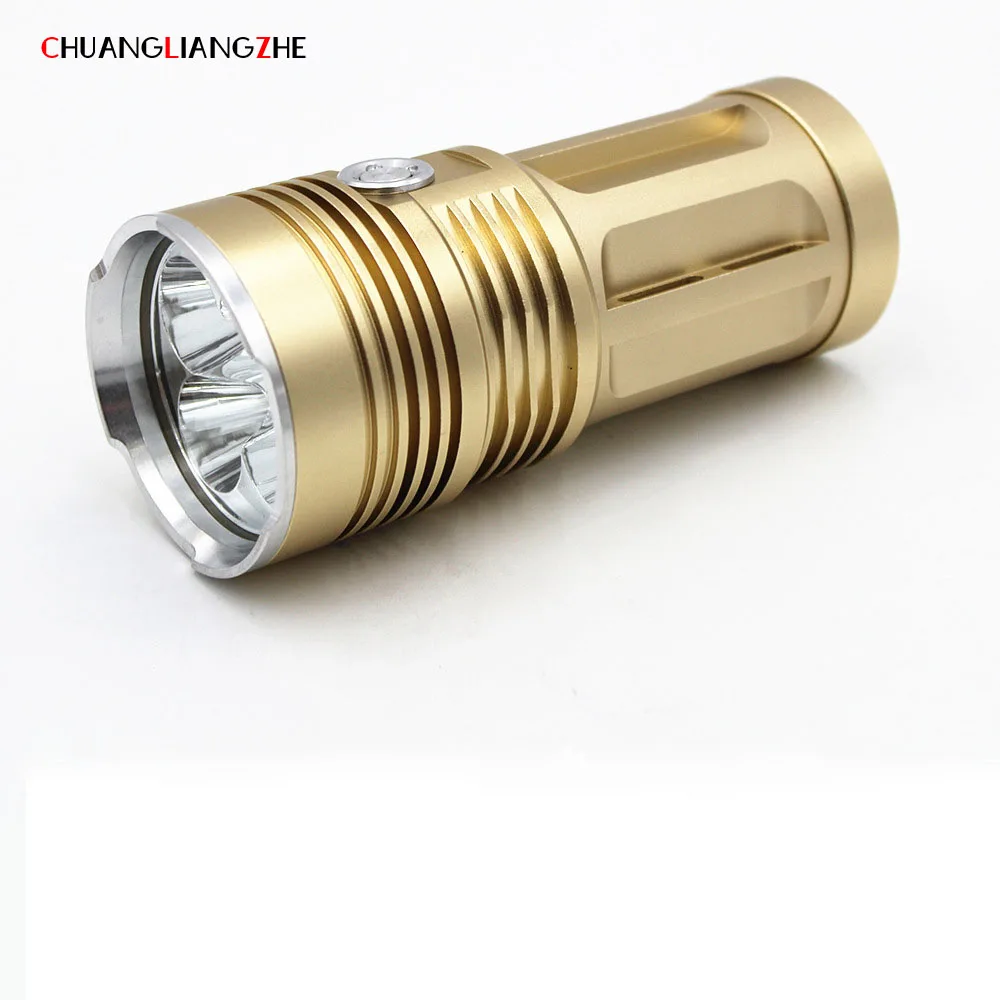

CHENGLIANGZHE Waterproof Multifunction 10 LED Flashlight 18650 Battery T6 5000 Lumens High Brightness Flashlight