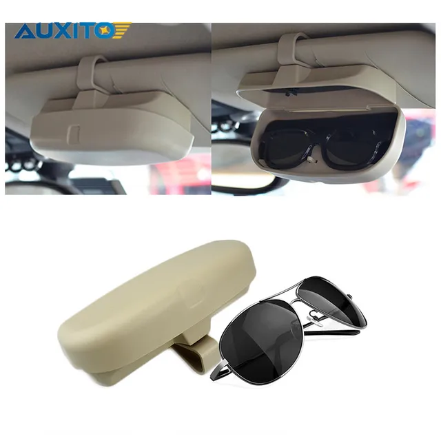 AUXITO Car Accessories Sun Glasses Sunglasses holder Storage Case Fit