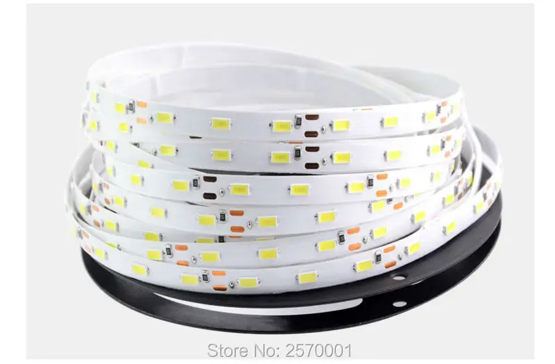 (4 шт./лот) 5 м 300 Светодиодов 600 60leds/M 120 светодиодов/M Epistar 12 В 3528 5050 2835 5630 5730 Гибкая RGB Светодиодные ленты свет