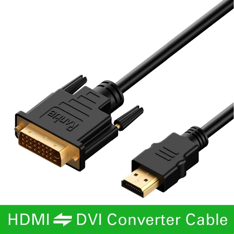 1 м 1,5 м 2 м 3 м 5 м 10 м HDMI/DVI DVI-D кабель 24 + 1 pin адаптер Кабели 1080 P для ЖК-дисплей DVD HDTV xbox PS3 высокоскоростной кабель hdmi - изображение