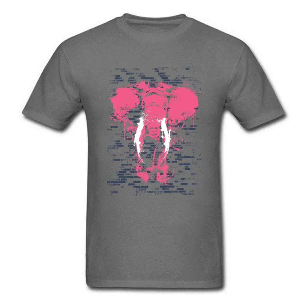 Custom The Pink Elephant Men T-shirts 2018 New April FOOL DAY Short Sleeve Crew Neck 100% Cotton Tops Shirt Normal Tee Shirt The Pink Elephant carbon