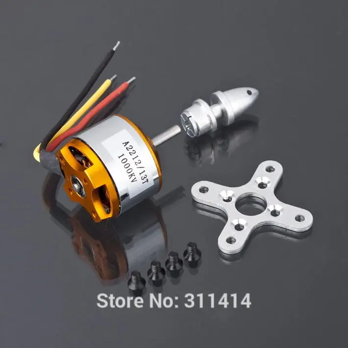 4pcs A2212 1000KV Brushless Motor + 30A SimonK Firmware ESC For Multicopter 450 X525 Quadcopter Wholesale Promotion | Игрушки и хобби