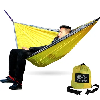 

Portable Nylon Parachute Hammock Camping Survival Garden Hunting Leisure Hamac Travel Double Person Hamak