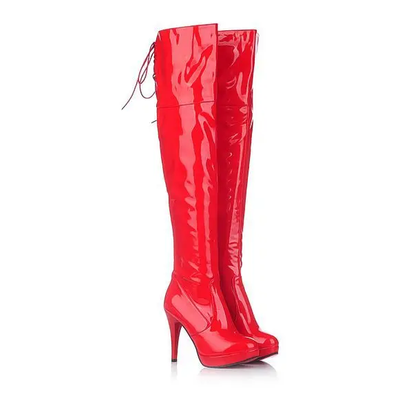 Распродажа; botas mujer; женские ботинки; модные мотоциклетные ботинки Martin; Outono Inverno Botas De Couro Femininas; Boots838-1 - Цвет: Красный
