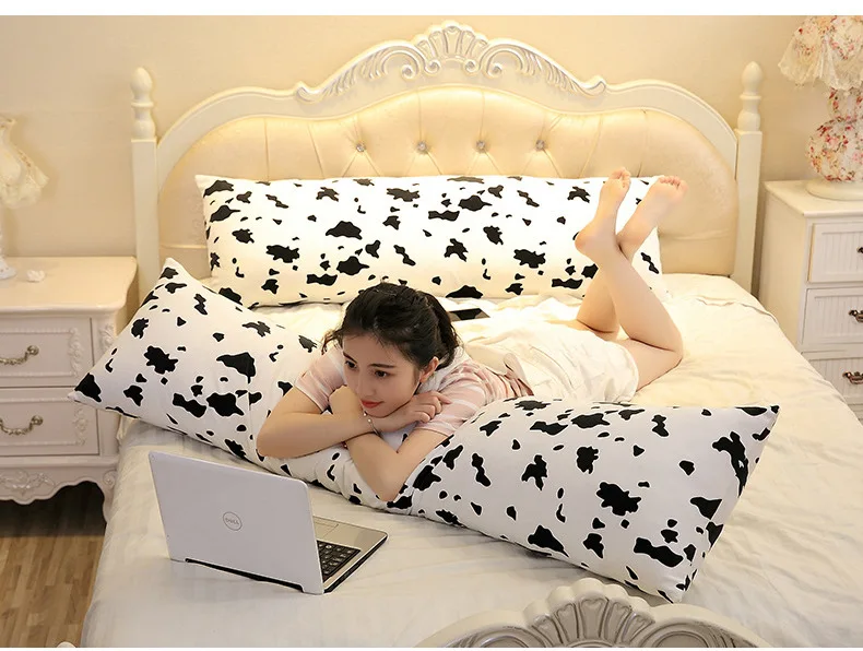 

Cartoon Long Column large Cotton Plush Pillow Candy cylinder Waist Pillow Cervical Pillow Nap Couch Bed Sleeping Round Cushion