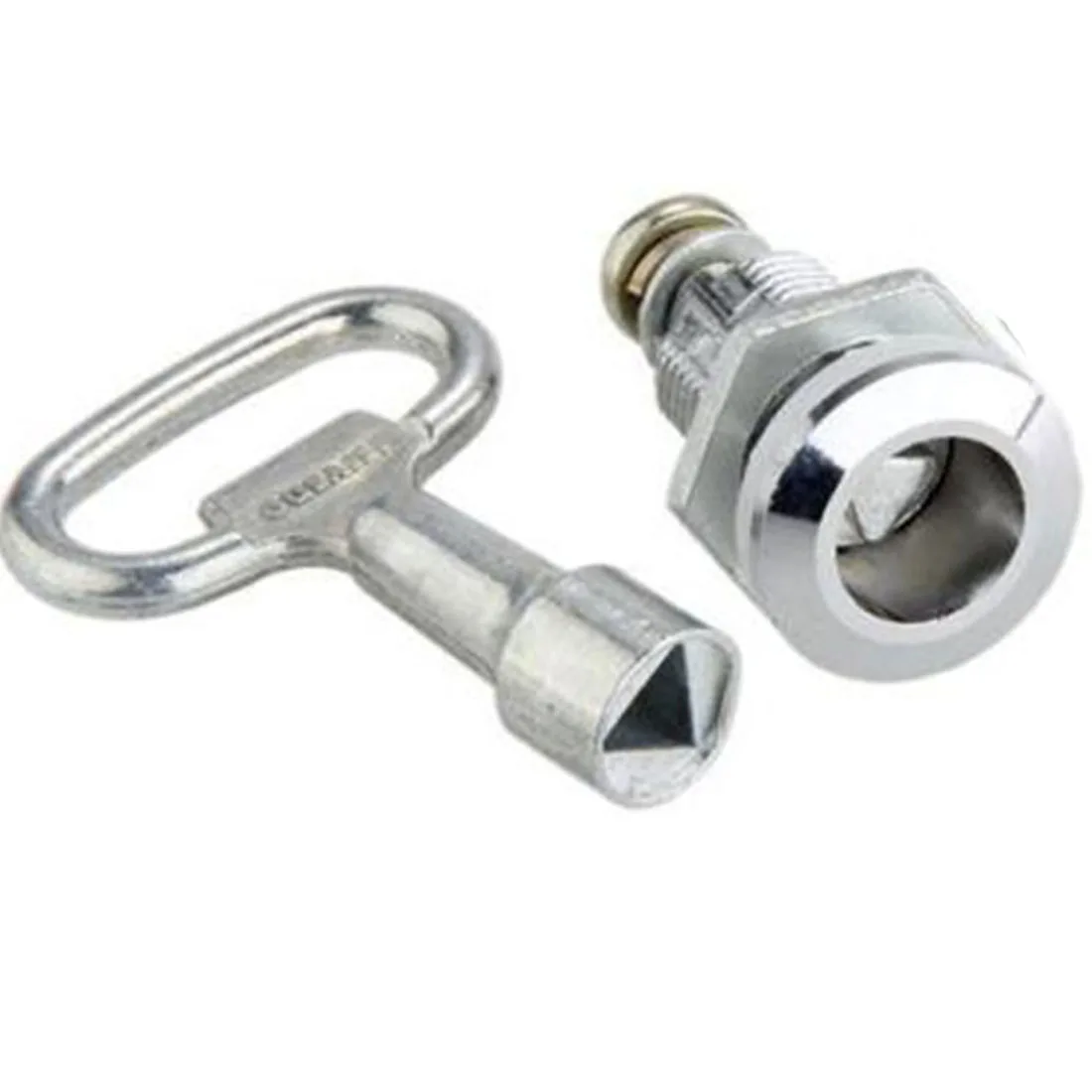 

Floor price 25mm high quality durable Triangle Lock with Available Key for Toolboxes Firebox Toy boxes New Trendy