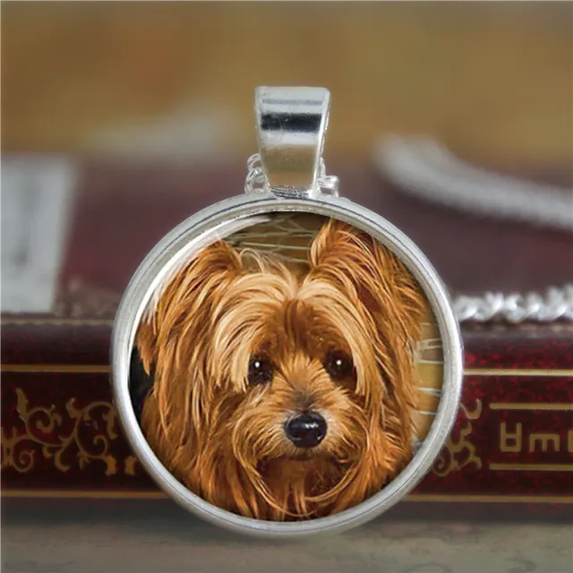10pcs/lot Yorkie necklace, Yorkshire terrier Puppy Gift for Yorkie