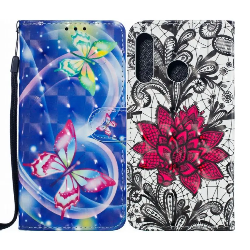 

Wallet Leather Coque For Huawei Nova 4 P30 P20 Plus Mate 20 Pro Honor 8C 8X 10 9 Lite Y9 2019 Y7 Y6 Y5 2018 Book Cases Cat D02Z