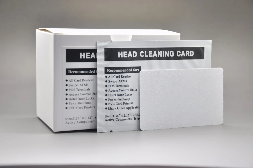 thermal printer cleaning card