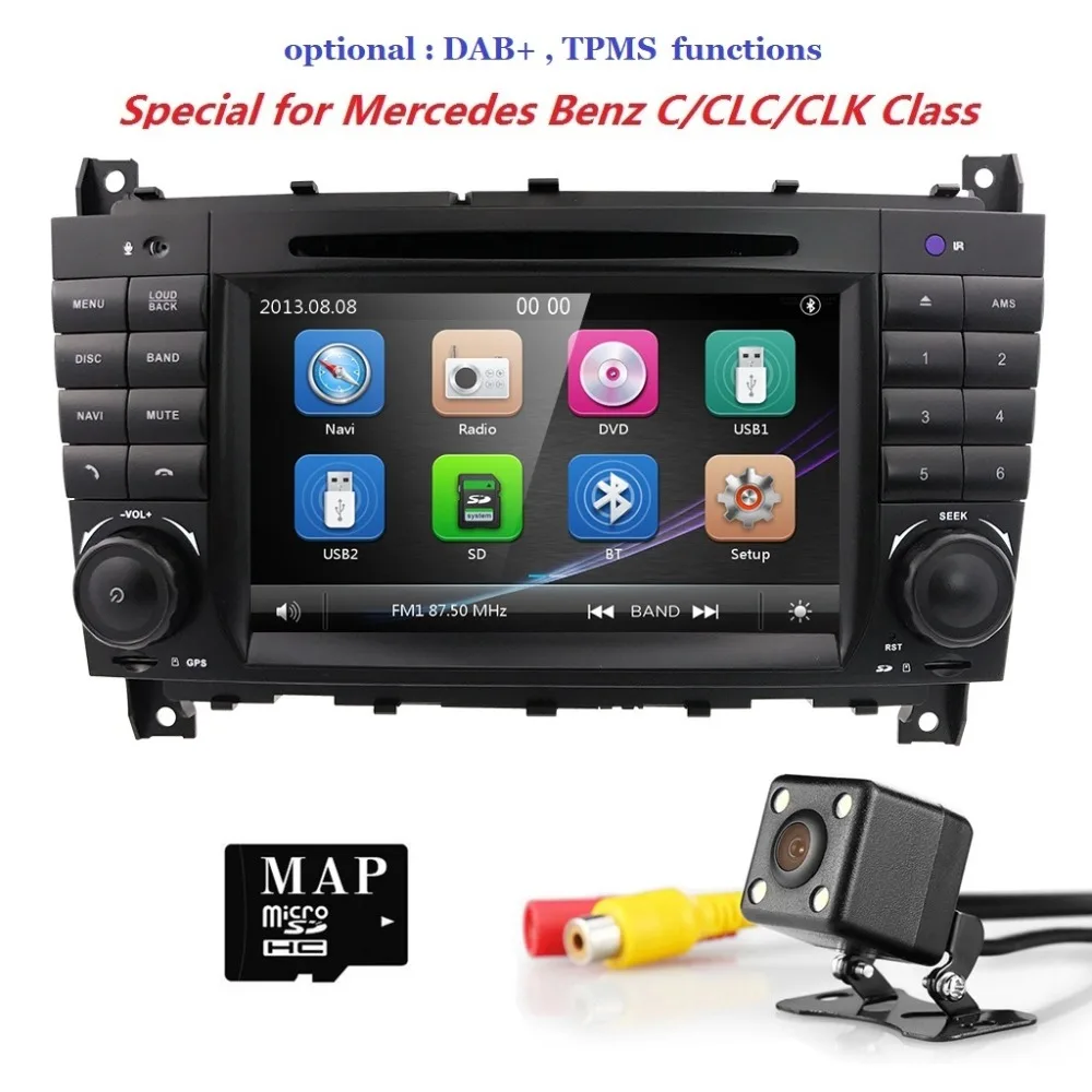 Hizpo автомобильный мультимедийный плеер Автомобильный DVD gps для Mercedes/Benz Радио