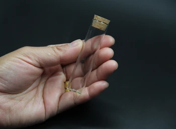 

170pcs 16*65mm 6ml Empty Glass Transparent Clear Tube Bottles With Cork Stopper Glass Vials Jars Storage Bottles Test Tube Jars