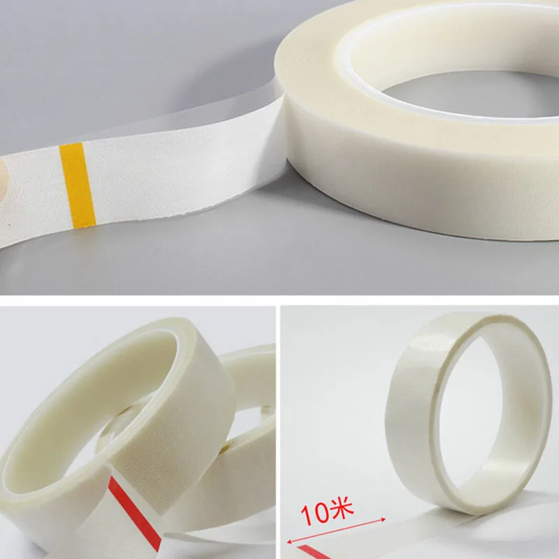 

10M/Roll Tape Teflon High Temperature Cloth Resistant Adhesive Cloth Insulation 300 Degree Vacuum Sealing Machine