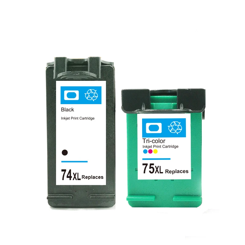 For HP 74 75 Ink Cartridge For HP 74xl 75xl Photosmart C4200 C4280