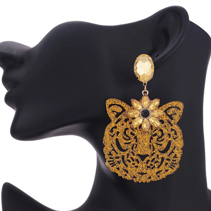 Sehuoran oorbellen Crystral Resin Drop Earrings For Women Earings Fashion Jewelry (12)