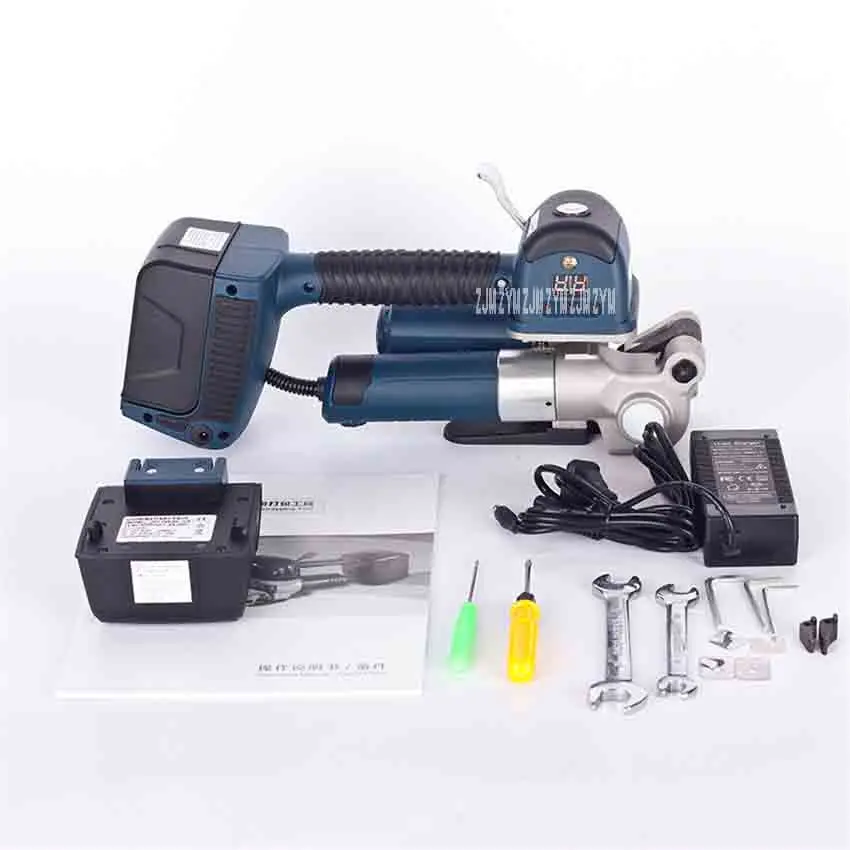  DD19A Portable Electric Baler PET Plastic Steel Electric Baler PP Strip Welding Hot Melt Strapping 