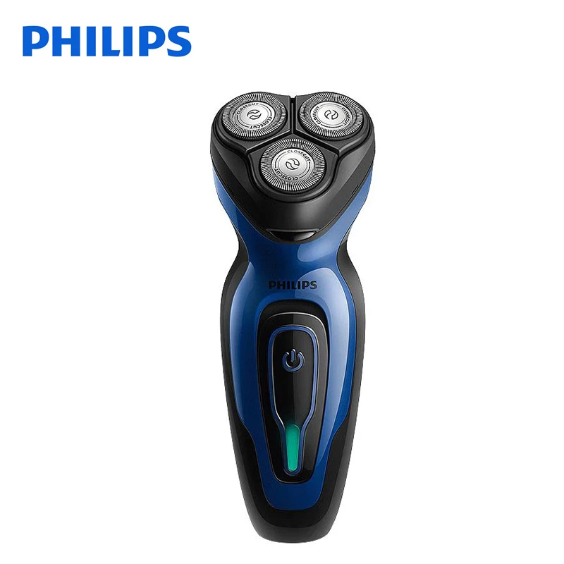 Новинка, Электробритва Philips YQ6008 с тройным лезвием, вращающаяся, перезаряжаемая, 100-240 В, для лица, бороды, для мужчин, электрическая бритва