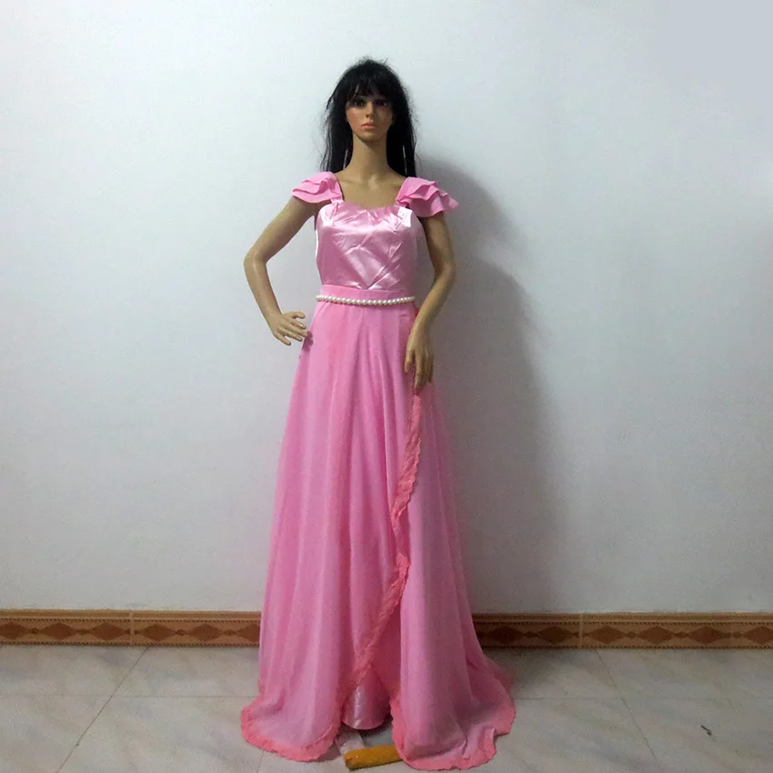Princess Serenity Tsukino Usagi Pink Wedding Dress Cosplay Costume Custom-made Any Size |