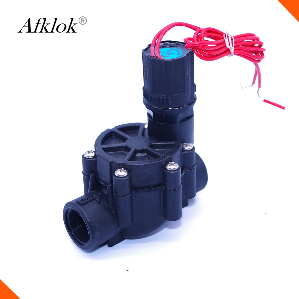 

Low pressure shutoff valve 3/4" nylon irrigation solenoid valve 220v ac