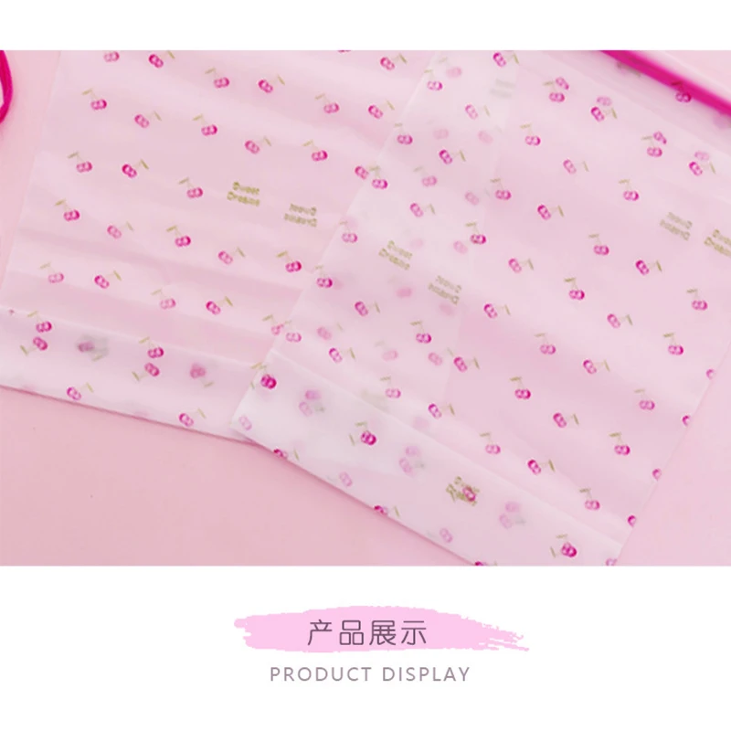 XZP Travel Transparent Scrub Cherry Cosmetic Bag Makeup Case Women String Make Up Bath Organizer Storage Pouch Toiletry Wash Kit