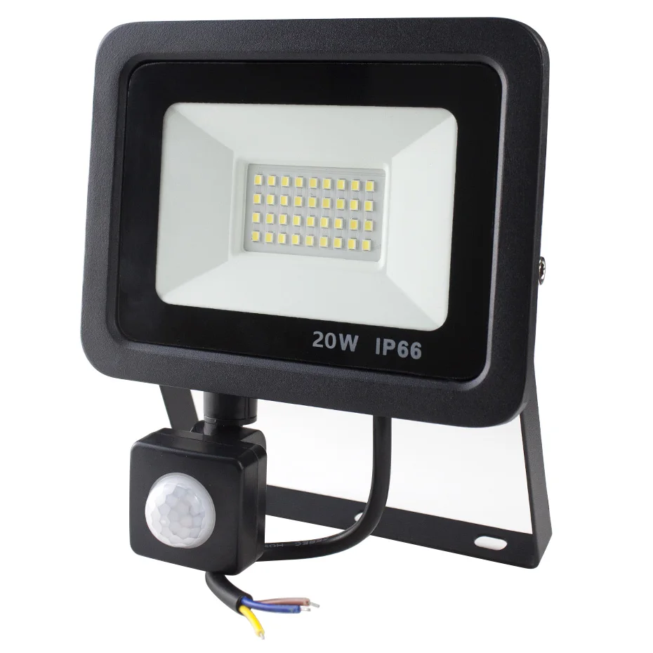 LED PIR Motion Sensor Flood Light 30Watt Security Outdoor Wall Light Floodlight