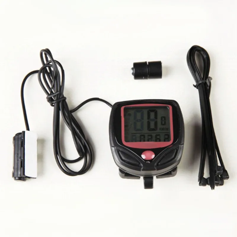 

1PCS Cycle Computer Odometer Wired Computer Waterproof Luminous Bicycle Computer Digital Speedometer Bicycle Accessories