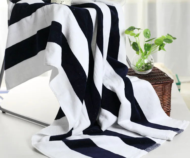 Australia Striped Terry Cotton Towels Large Size 70*140cm Thicker Sport