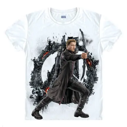 Avengers T-Shirt featuring Ironman, Captain America, Iron Men, Hawkeye, Black Widow, and Hulk by Marvel - Super Hero 3D Print Tee Shirt image 4