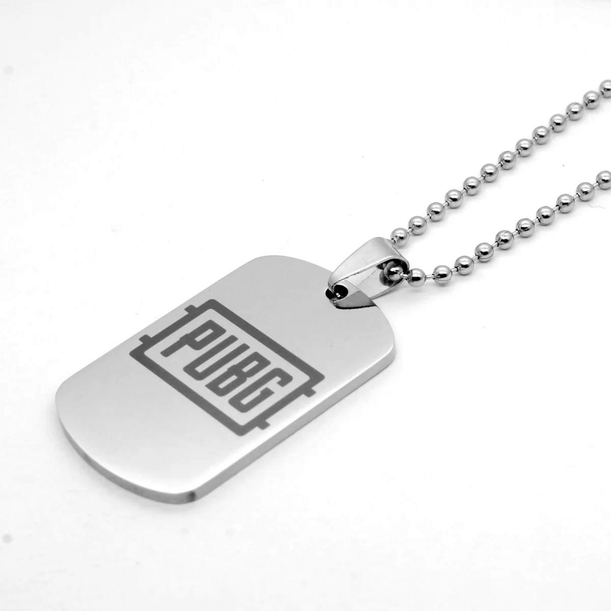

Hot&Classic Necklace PUBG Stainless Steel Pendant Laser Printing Personalized Jewelry Do not fade Stainless Chains